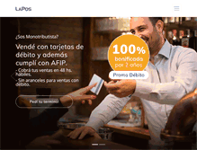 Tablet Screenshot of lapos.com.ar